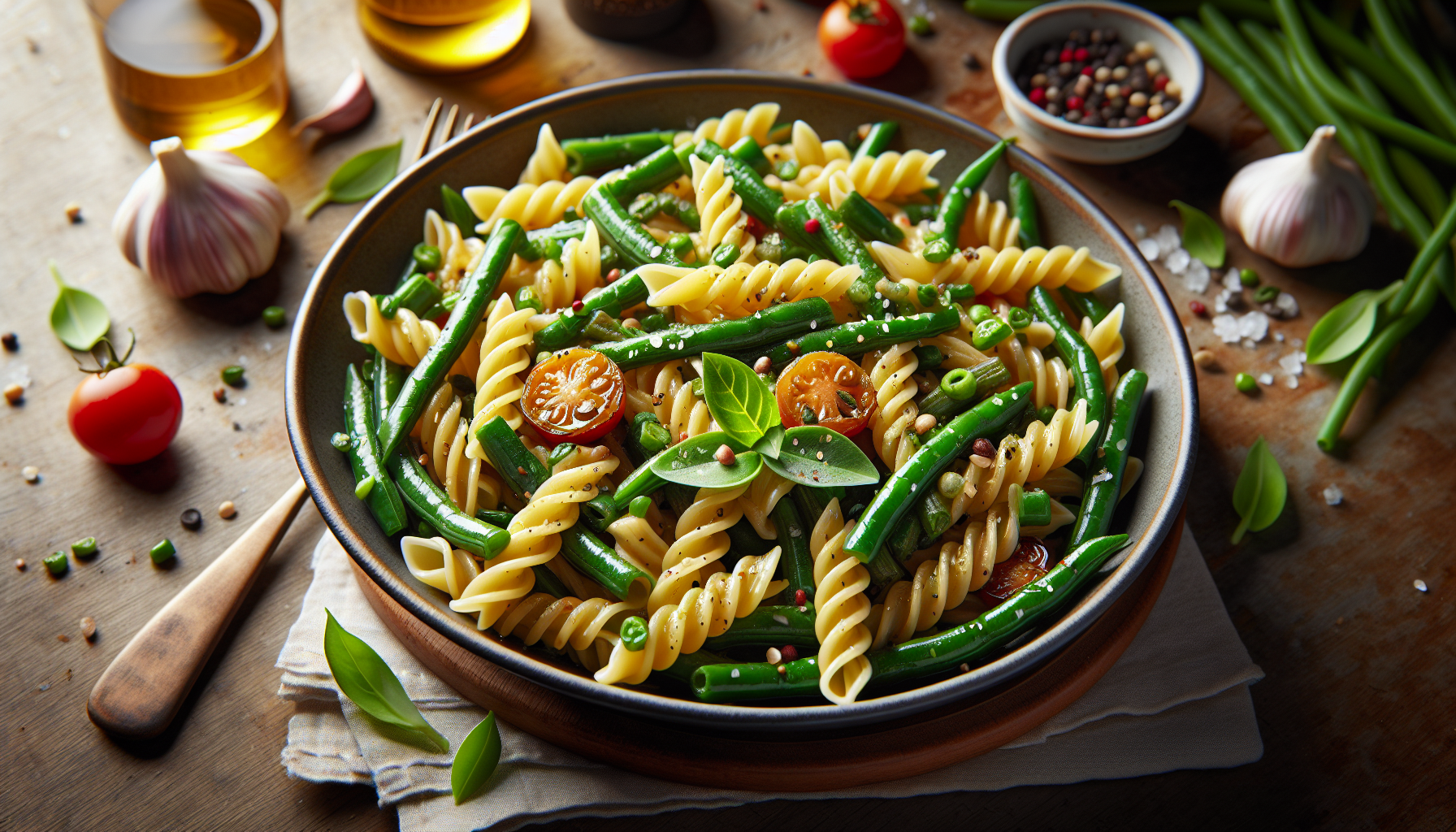 pasta con fagiolini